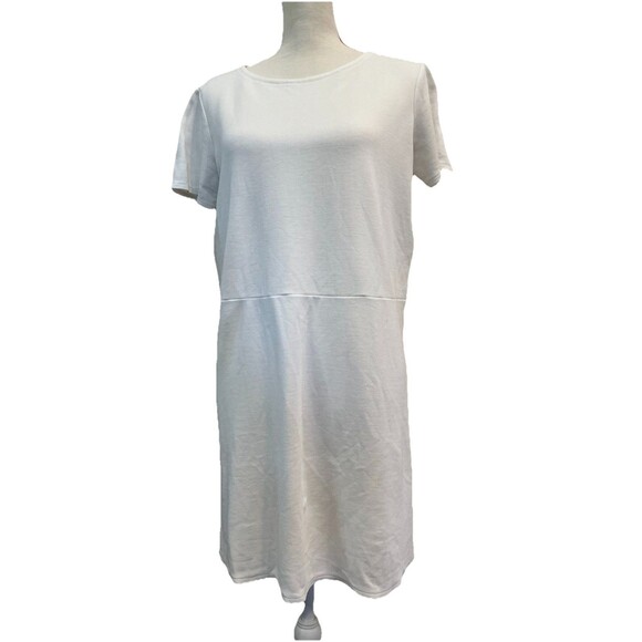 Eileen Fisher White Dress Medium/Large - Picture 1 of 7
